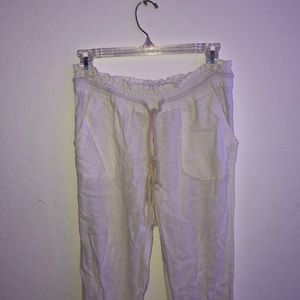 Roxy White Summery Pants